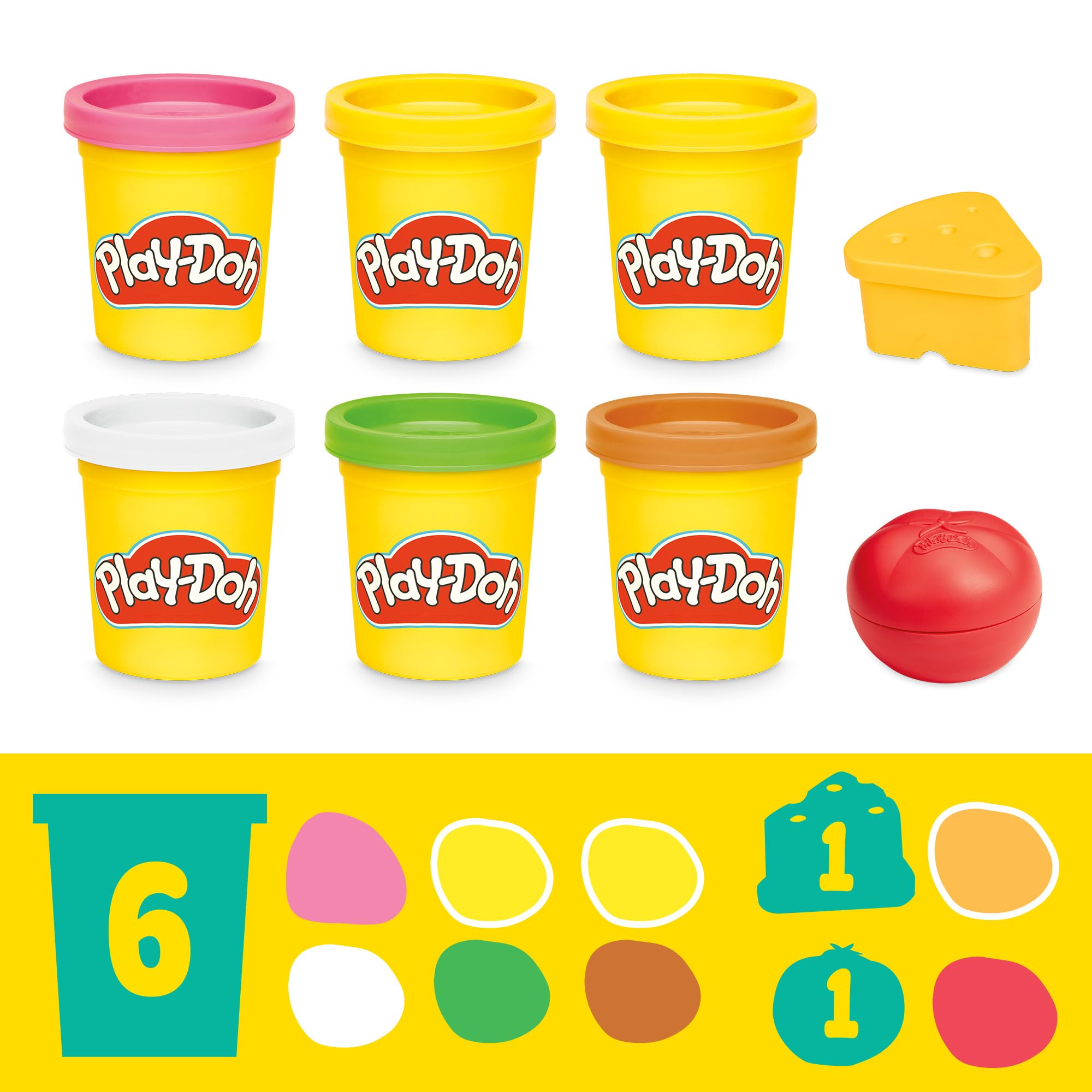 Play-Doh, La Cocina de los Minichefs, Sonidos de Cocina de Juguete realistas, Más de 25 Alimentos de Juguete Que Crear, Manualidades Infantiles, A Partir de 3 años