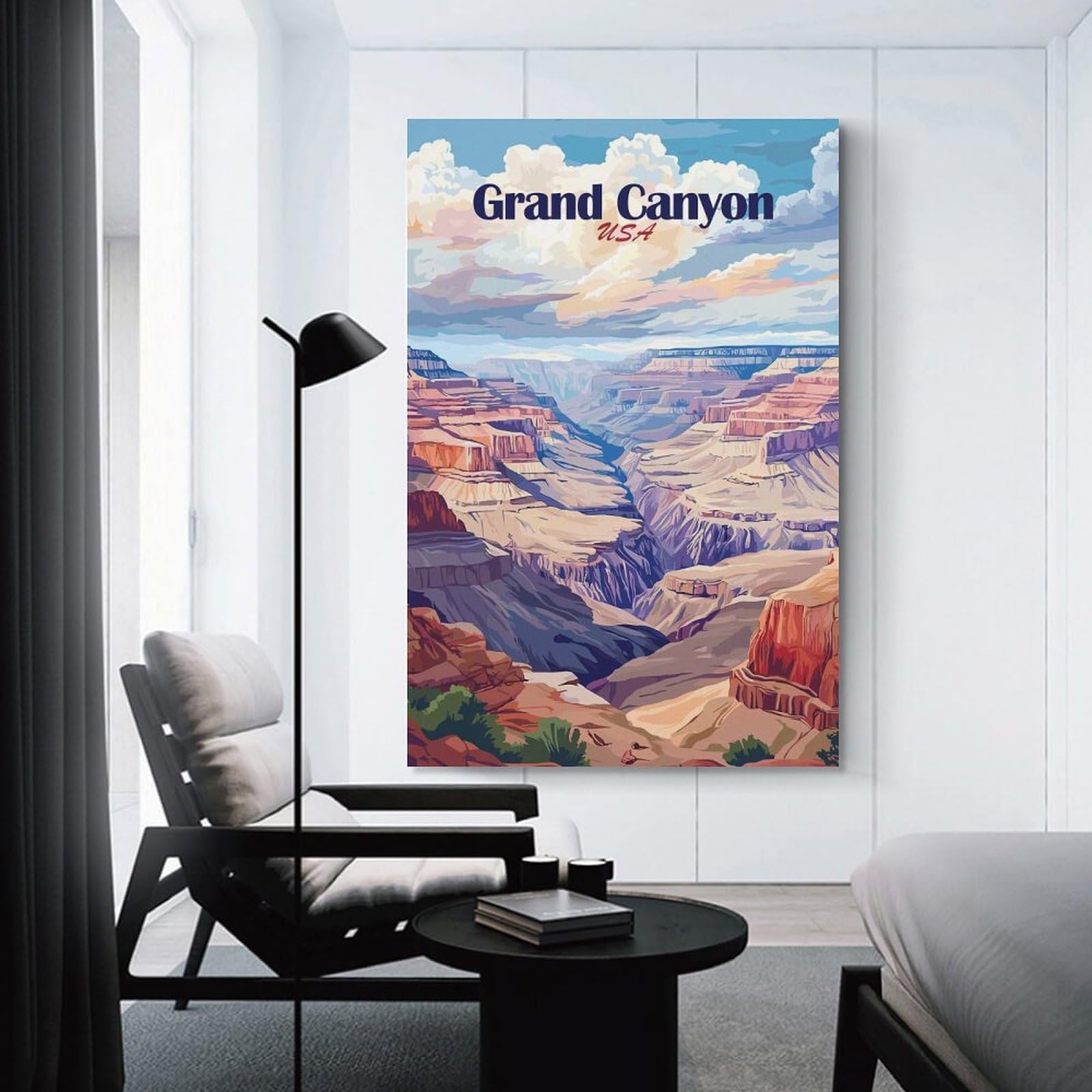 Junmoney Unframe-Style-12 Room Decor Wall Art Grand Canyon National Park (2), 20X30inch(50X75cm), For Gallery Wall Decor And Room Displays, An Easy Match For Collected Prints
