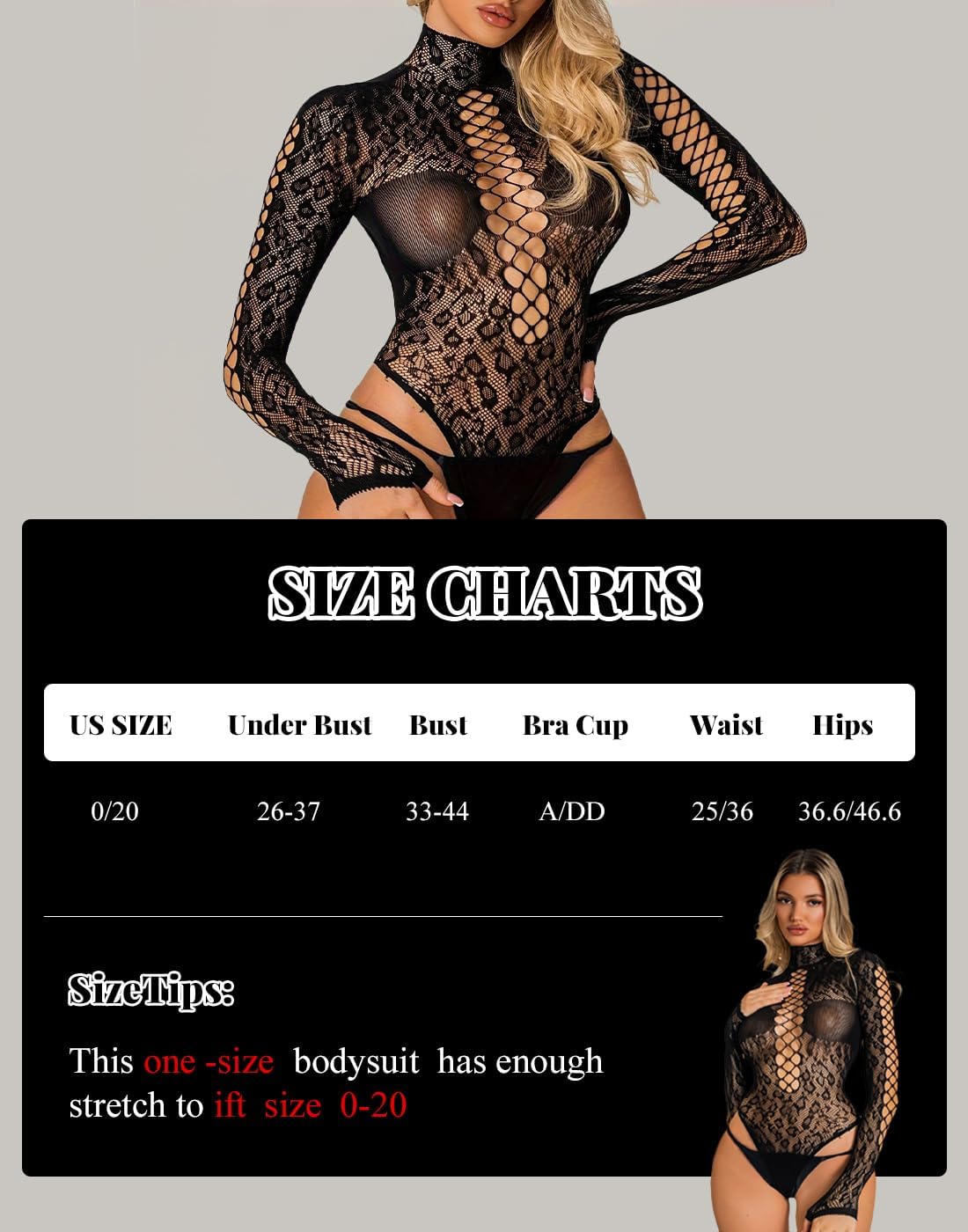 Womens Bodysuit Leopard Mesh Teddy Sheer Top Body Stockings Rave Outfits - Image 6