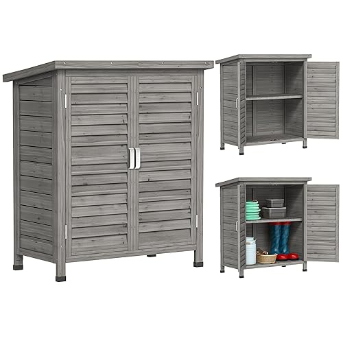 Outsunny Armoire de Jardin abri Jardin Remise pour Outils sur