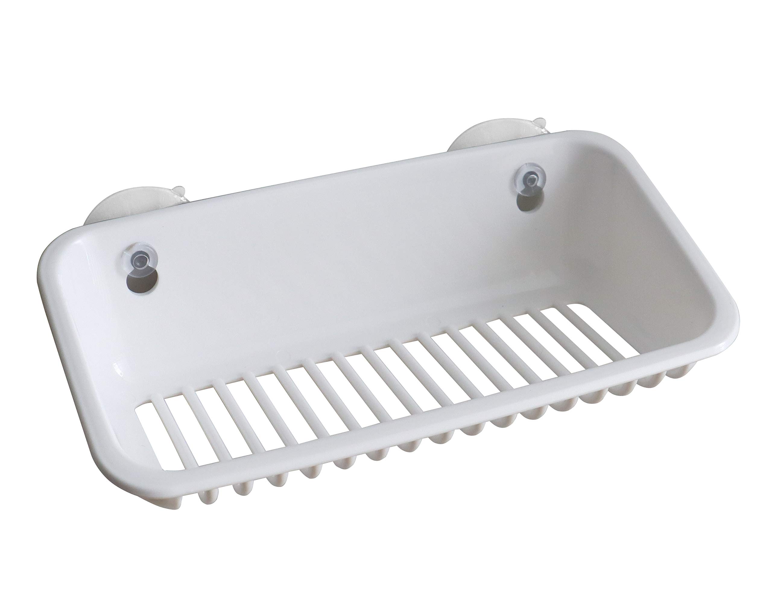 EIKS Excelity Storage Basket Organizer Shelf with Suction Cup for Bedroom Office Laundry Room