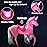 BETTINA Magical Light Unicorn Princess Dolls Set, Unicorn Toys for Girls, Horse Toy with Mane and Tail, Princess Toys, Unicorn Gifts for Girls