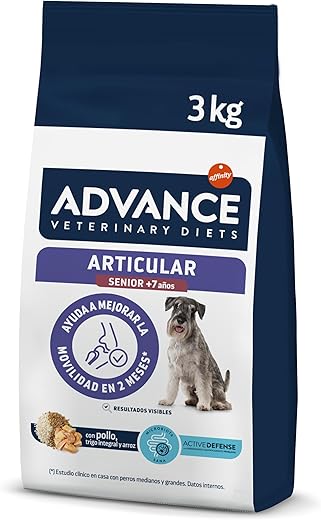 Advance Veterinary Diets – Pienso para perros senior + 7 años Advance Articular Care +7 Dietas Veterinarias. 3 Kg