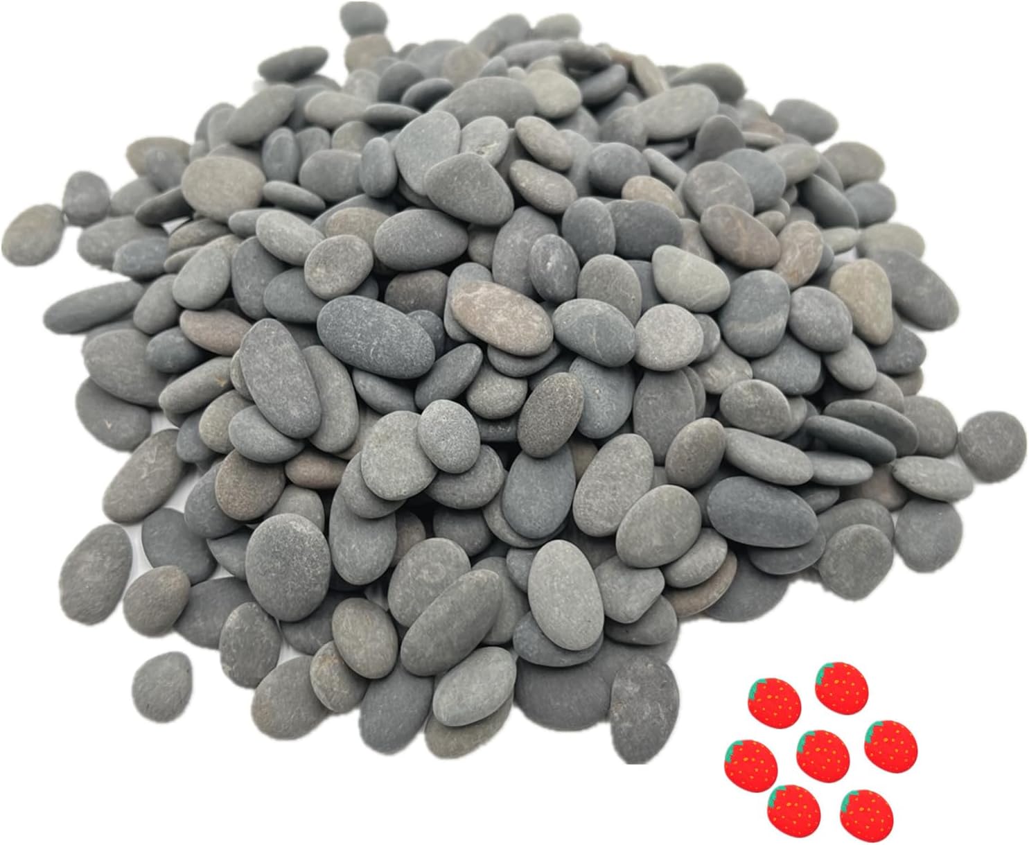 Lifetop 3LB Tiny Painting Rocks DIY Rock for Paint Detail-Painting Smooth Surface Stones,Arts,Crafts Garden,About 350-400PCS 0.5 to 1.0 inches ,Hand Picked