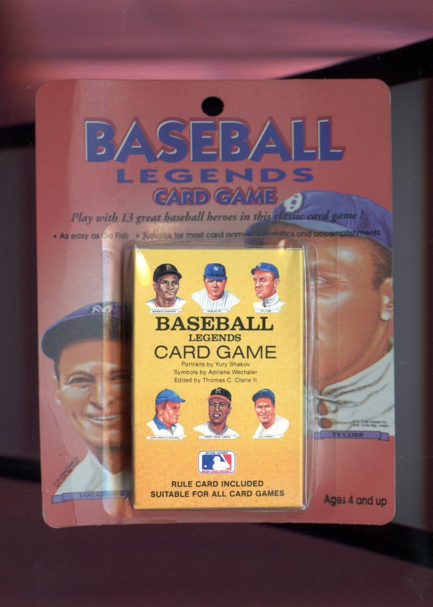 1996 U.S. Systems Baseball Legends Card Game Complete Box Set Babe Ruth