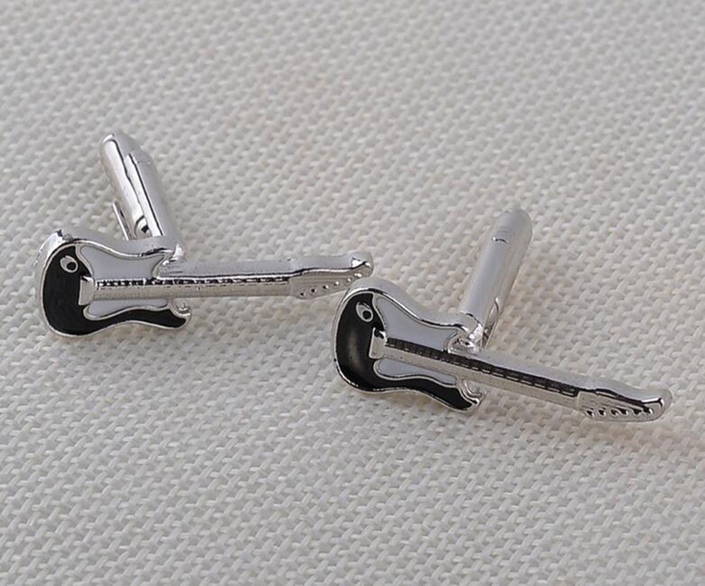 Li-ly Boutons de Manchette Exquis de qualité supérieure de Chemise de guirtar de Chemise de qualité de Conception Fancy pour Les Hommes Cadeau de 1 Paire