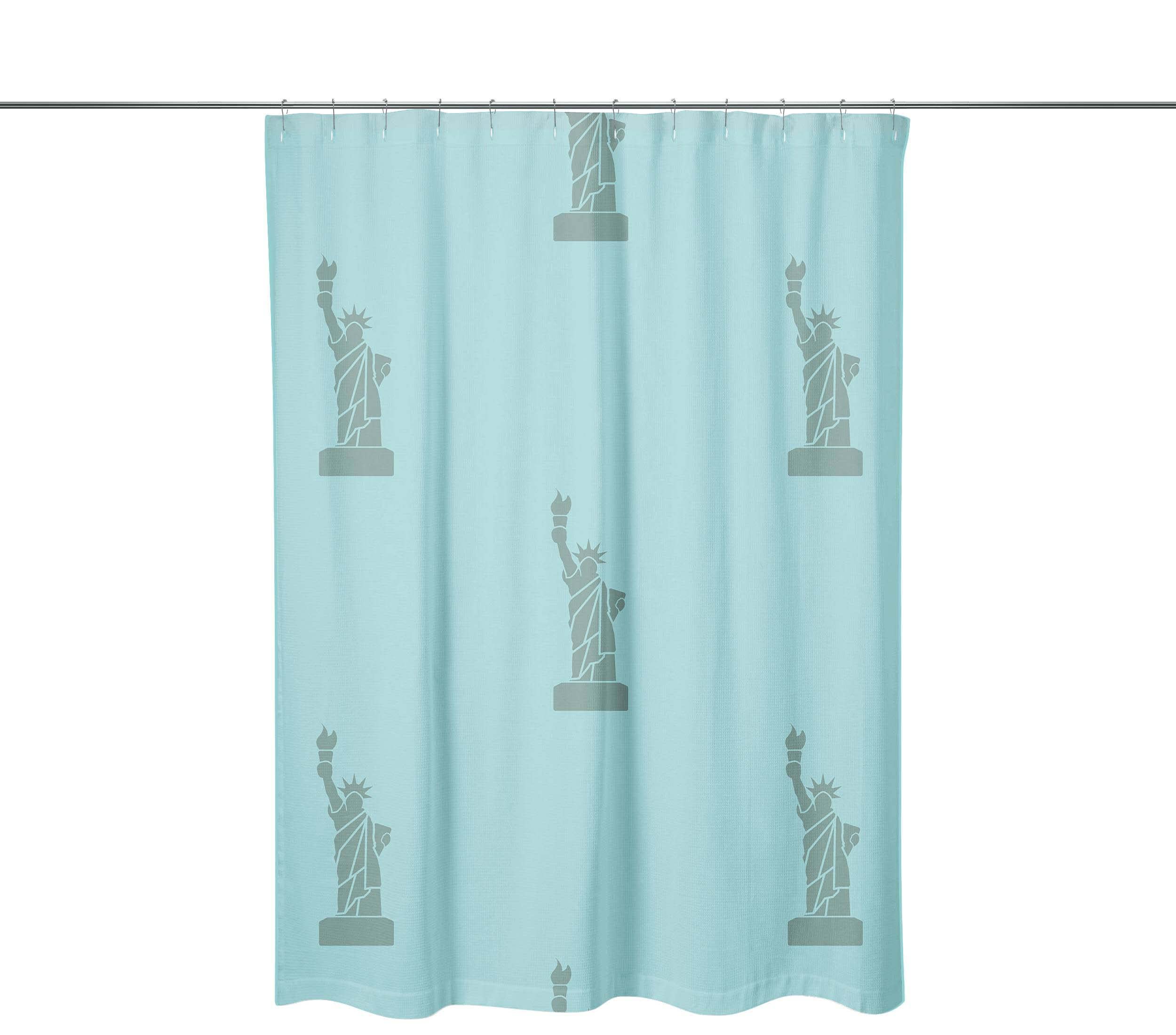 Bonamaison Shower Curtain, Polyester, Multicolor, 150x200