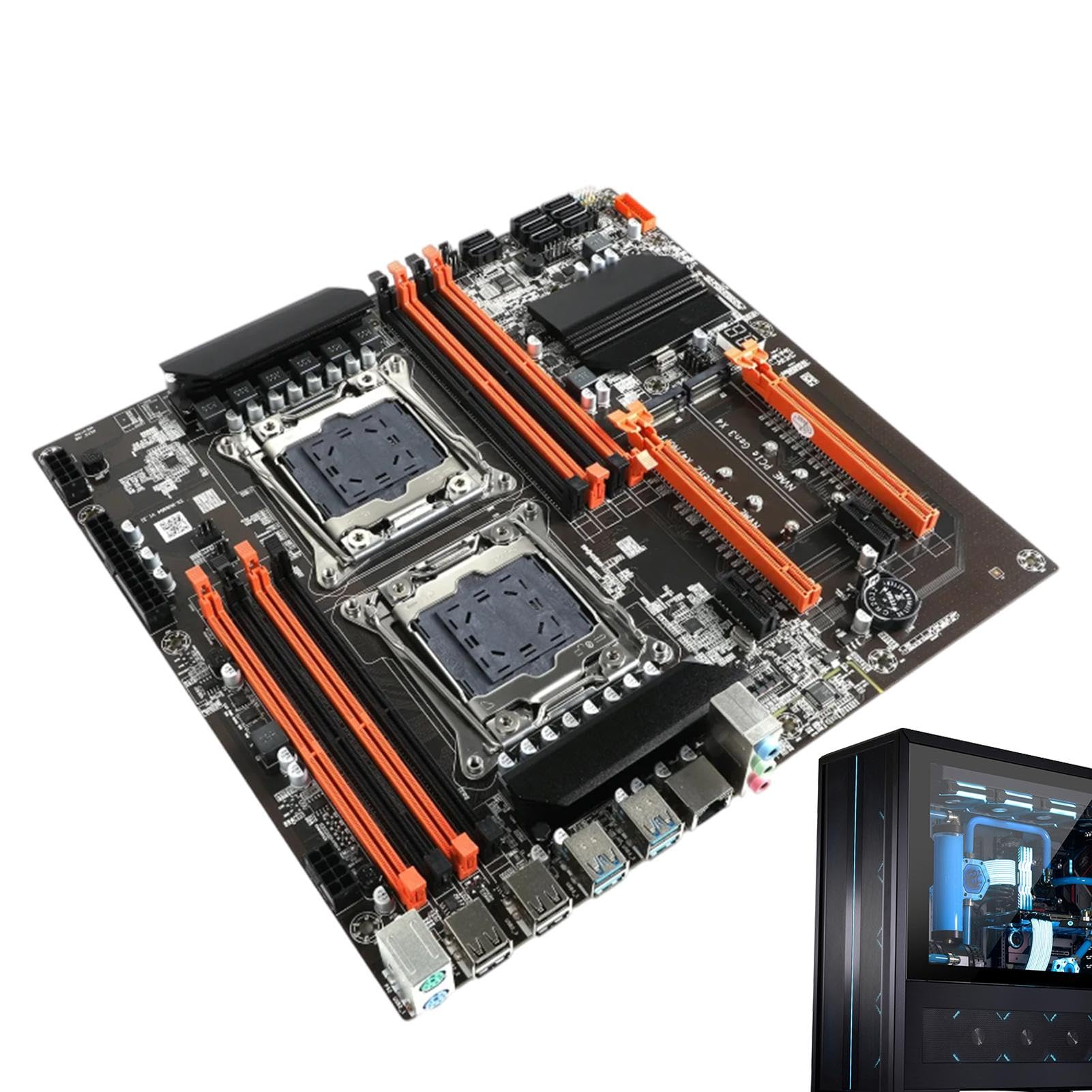 新品X99 ゲーミングマザーボードとCPU ×2のセット MOUGOL X99 ゲーミングマザーボードセット Intel Xeon E5 2680