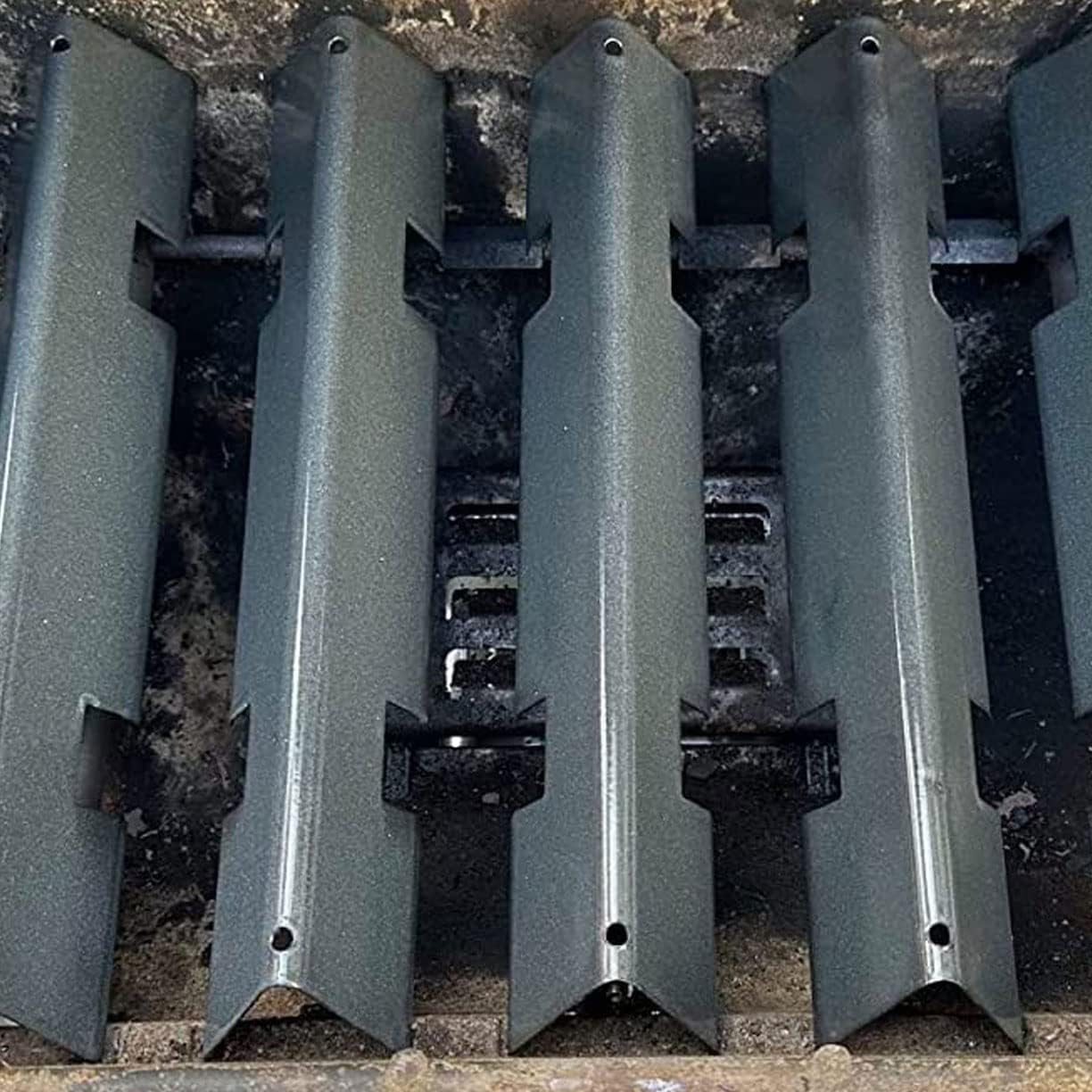 Grill Replacement Kit for Weber Spirit 2 Parts, 7635 Flavorizer Bars 69785 Burner Tube and 67060 Heat Deflector for Weber GS4 Spirit II E210 E220 S210 S220 Gas Grills, for Weber GS4 Grill Parts