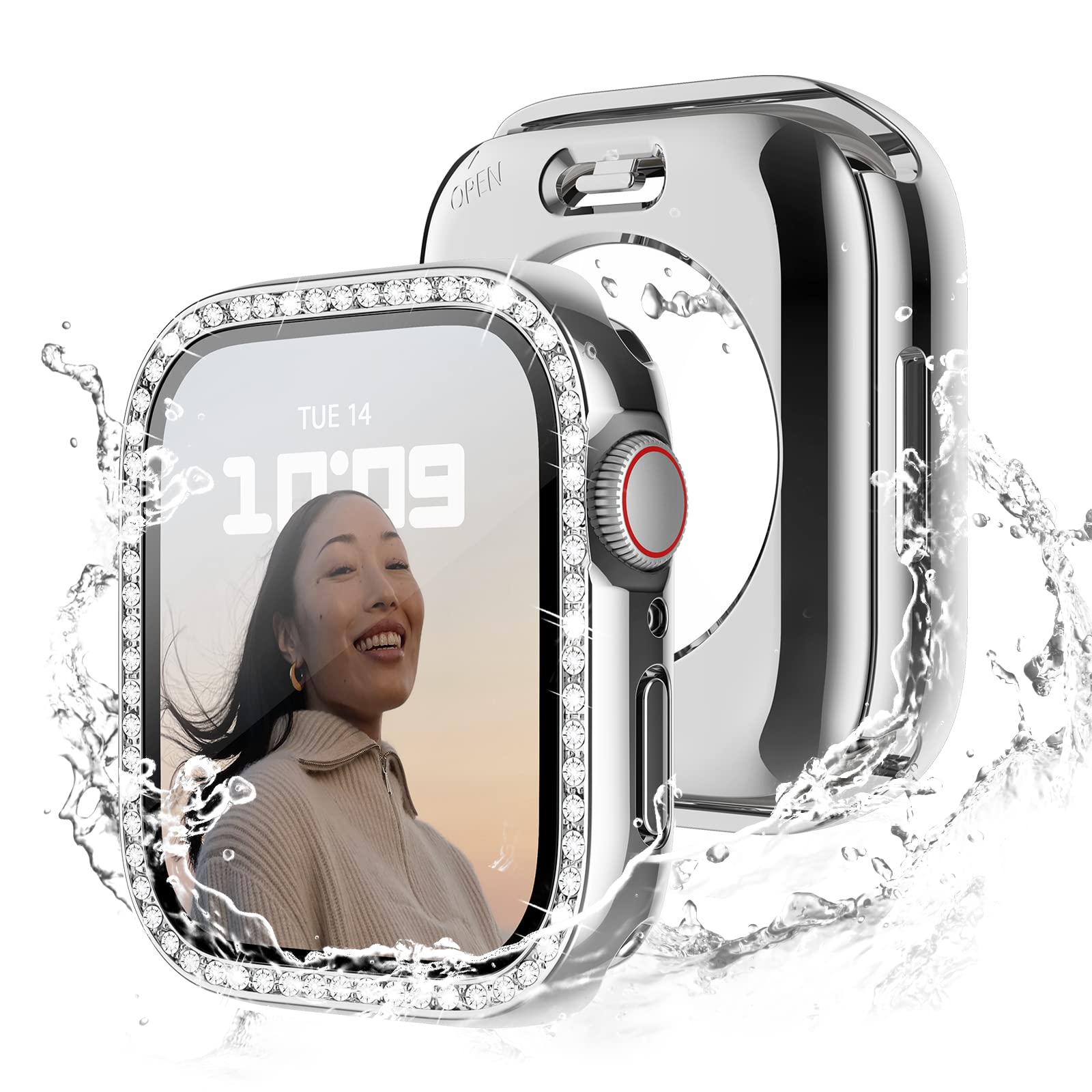 Amazon.co.jp: Recoppa コンパチブル Apple Watch ケース 45mm