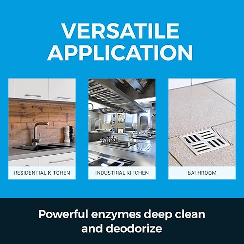 Miniatura 3 de Kinzua Environmental Fly-Zyme, limpiador de drenaje enzimático altamente concentrado para tuberías, gel de drenaje para moscas de la fruta,