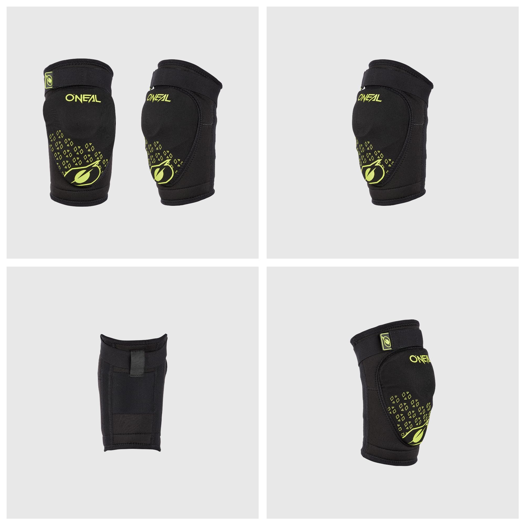 O'NEAL | Ellenbogenprotektor | Kinder | Motocross Enduro Mountainbike | Atmungsaktives Neopren, Leichtes und ultradünnes Konstrukt, Abriebfestes Material | Dirt Elbow Guard Youth | Schwarz | One Size