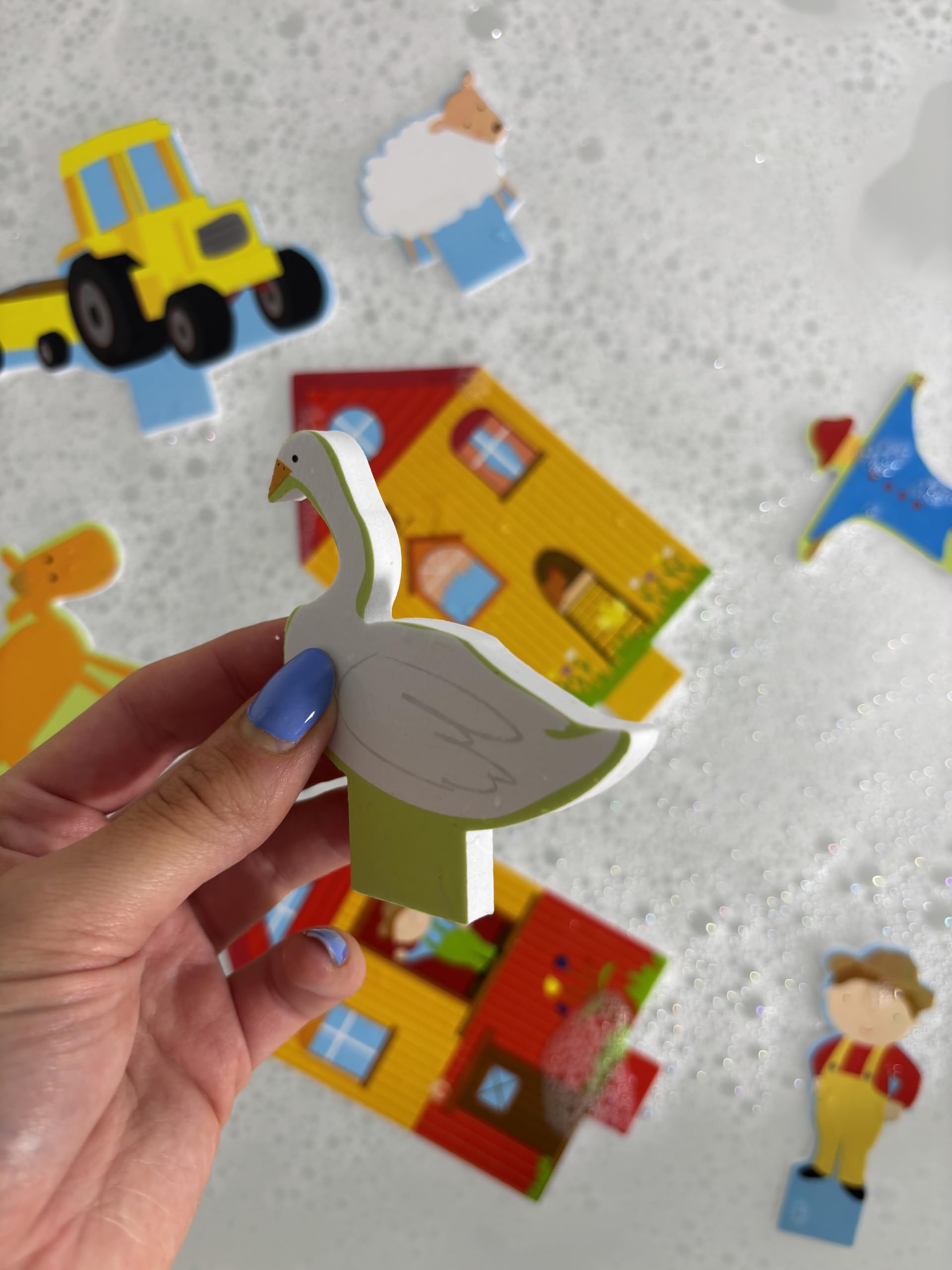 Buddy & Barney Bath Time Build & Play - Farm, Multicolored, Small to Medium - Image 4