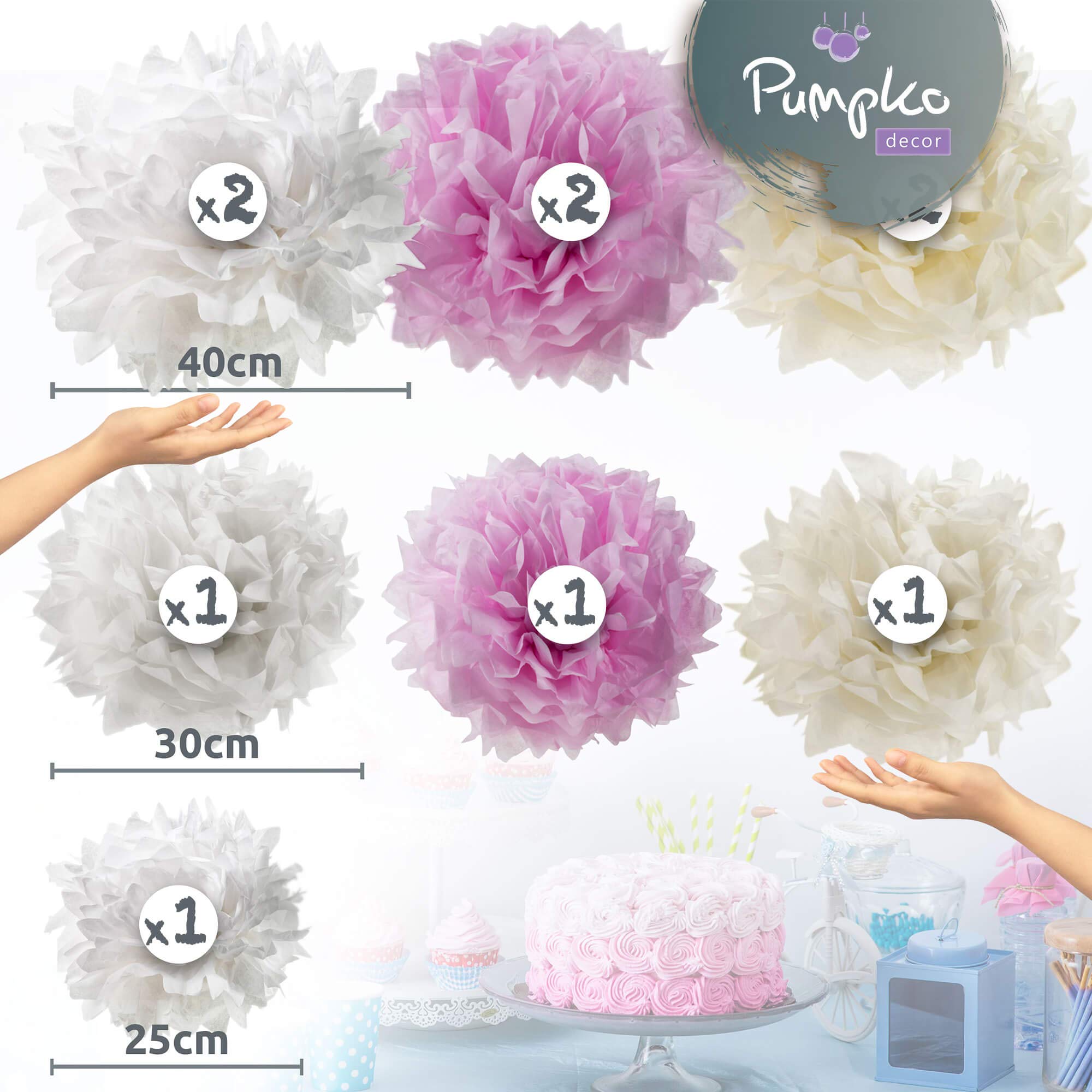 Pompons Papier Doré Pompons Déco En Papier Doré Ainmto - Lot De 12 Pièces Pour Mariage, Anniversaire Et Fêtes - 10 Et 12 Pouces Déco Plafond événement