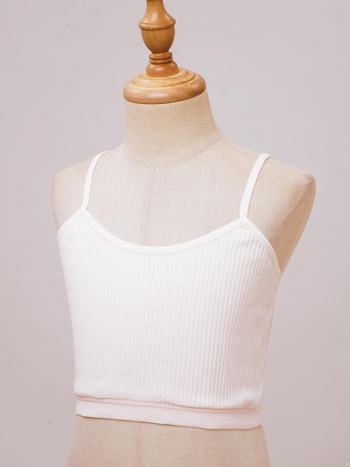CHICTRY Kids Girls Seamless Dance Crop Top Soft Cotton Camisole Underwear Gym Workout Training Tank Top Vest
