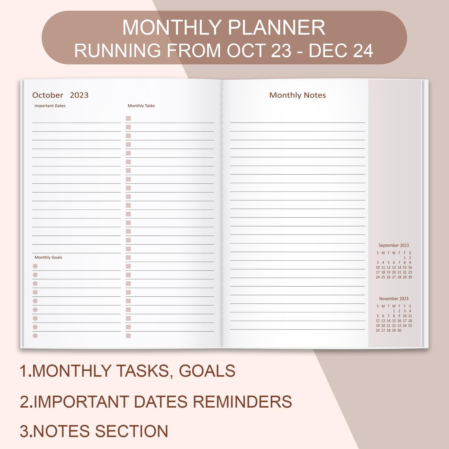Snapklik Simplified 2024 2025 Monthly Planner And Calendar Book Snapklik simplified 2024 2025 monthly planner and calendar book