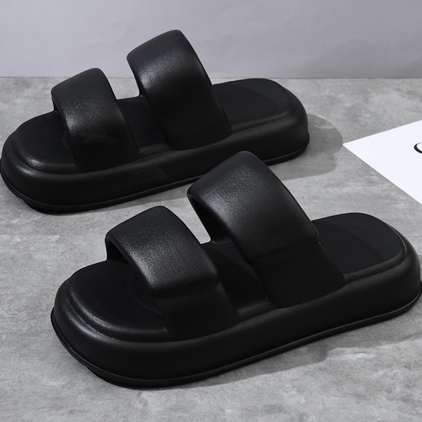 Claquette Hommes Pantoufles pour Été Loisirs Mode Tongs Chaussures De Plage Antidérapantes Résistantes À l'usure-sable-44-45