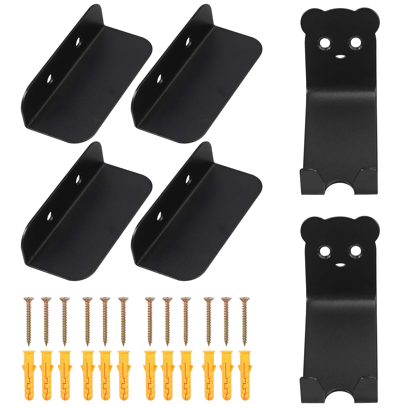EYPINS Soporte de pared para bicicleta, soporte horizontal para bicicleta, soporte de pared para bicicleta, soporte para bicicleta eléctrica, híbrida, de montaña, para interior garaje y hogar