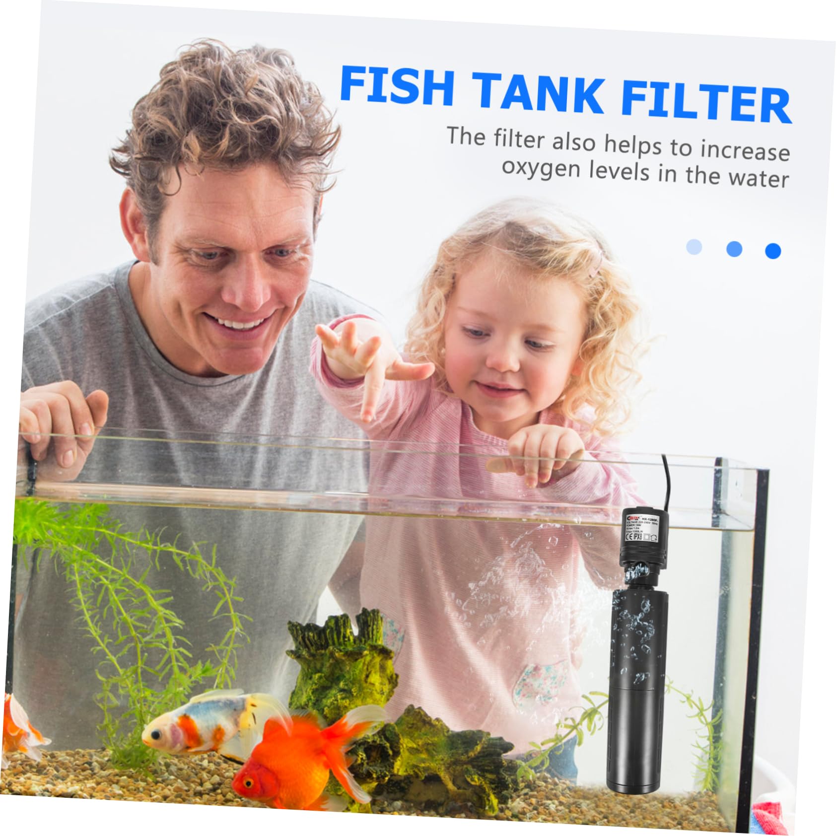 Happyyami Aquarium Innenfilter Wasserfilterpumpe Multifunktionale Zirkulationspumpe Für Süß Und Salzwasseraquarien Leise Und Platzsparend Fischliebhaber
