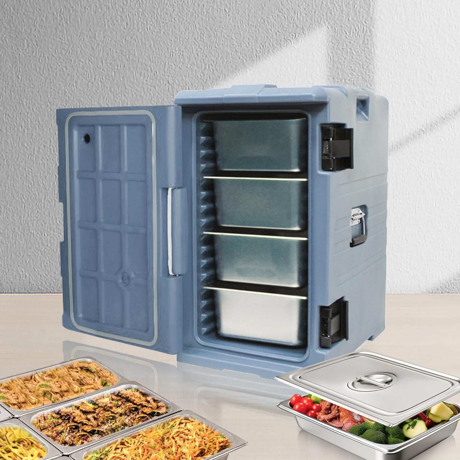 Caisson isotherme de transport pour maintenir vos plats chauds en buffet