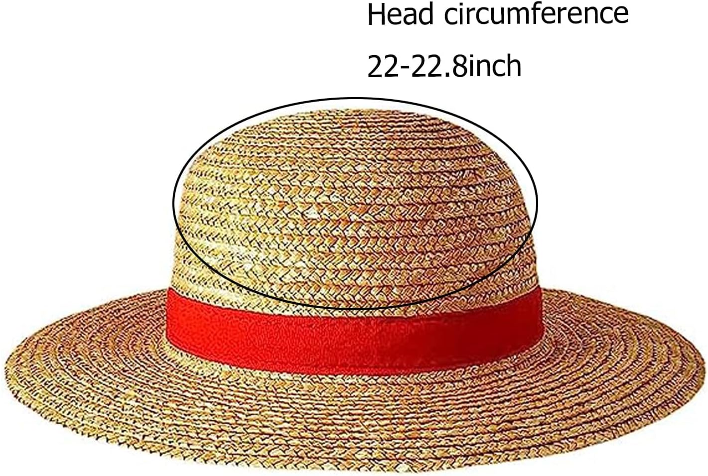 Straw hat,Cosplay Straw Hat for Halloween Costume Party,Yellow Strawhats with String Sun Hats Animation Hats (Light Yellow) - Image 4