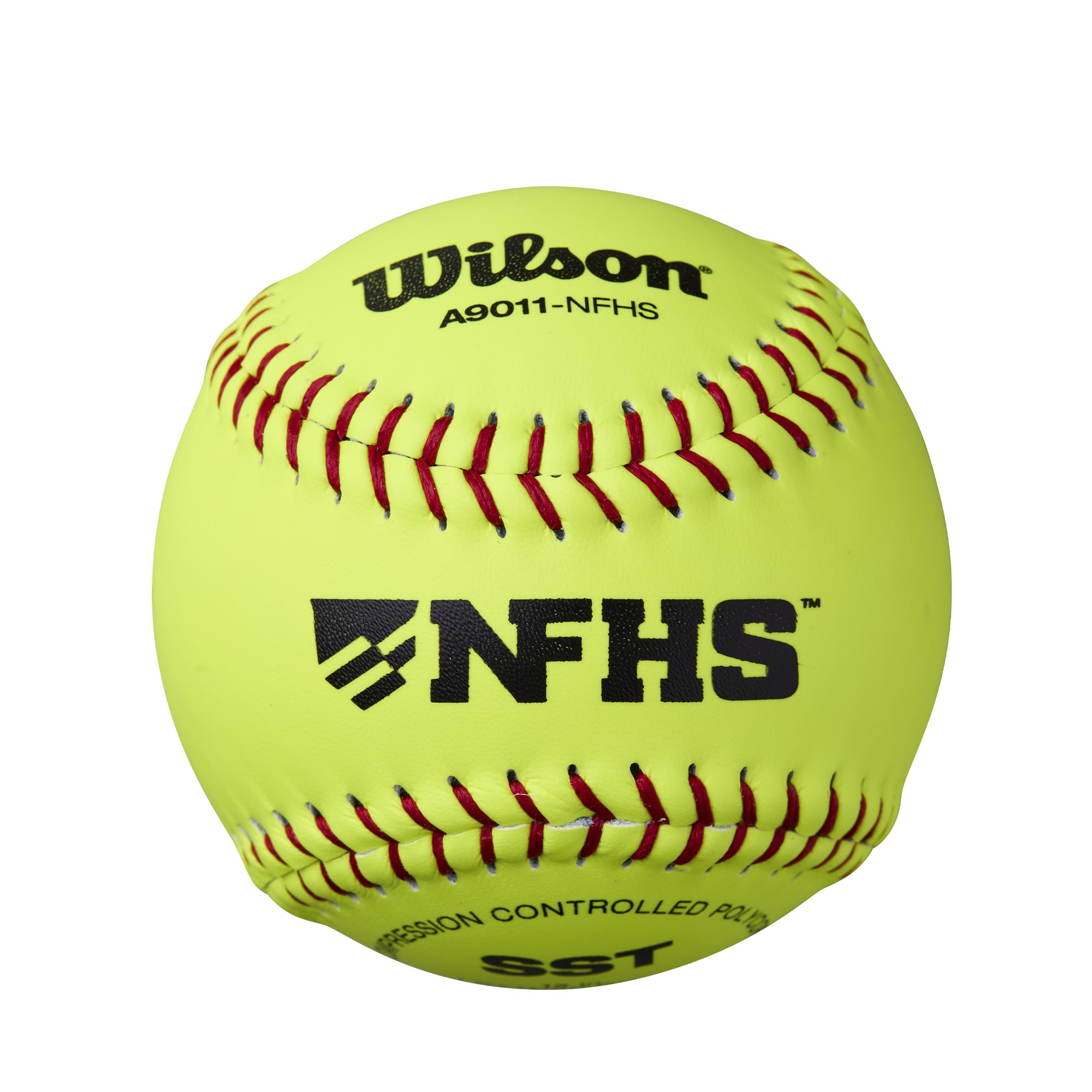 Wilson Unisex' s A9011 Nfsha Softball, żółty, rozmiar 12