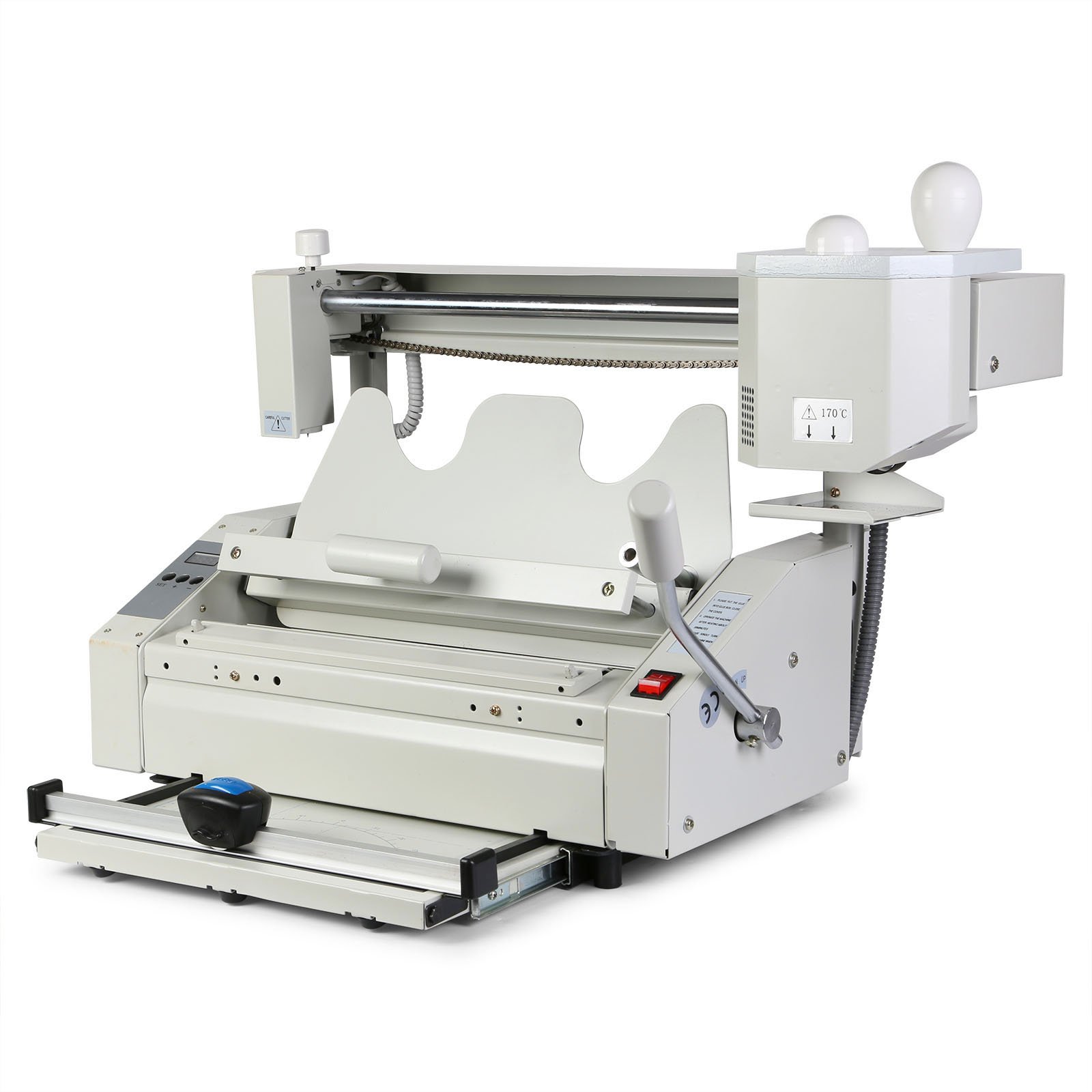 Manual Perfect Binding Machine 12inch Hot Melt Glue Book Binder