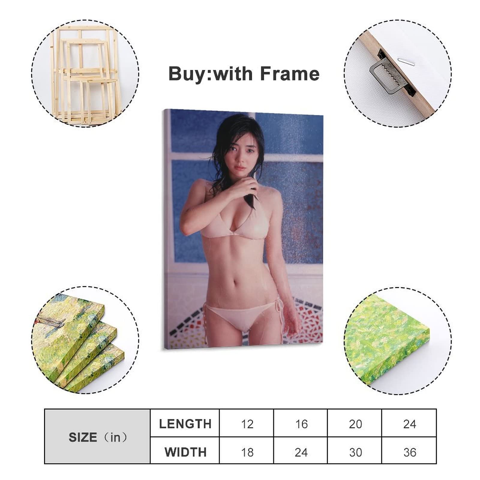 Amazon.co.jp: 倉科カナ清純写真かわいいポスターセクシービキニ水着