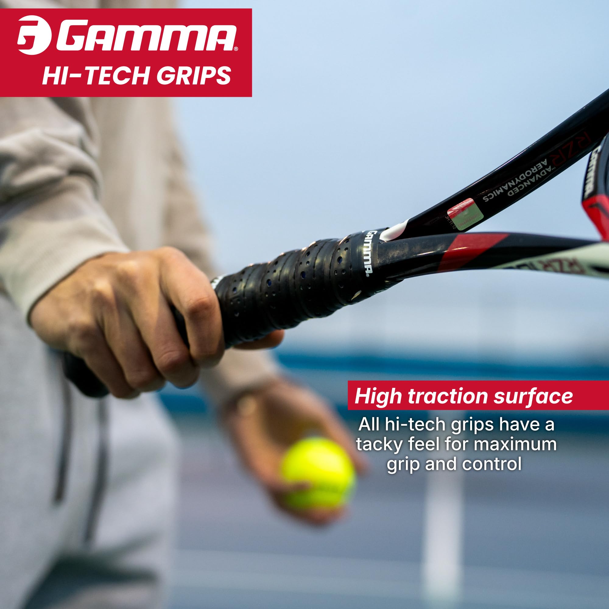 Amazon | (Black) - Gamma Sports Tennis Racquet Hi-Tech Replacement