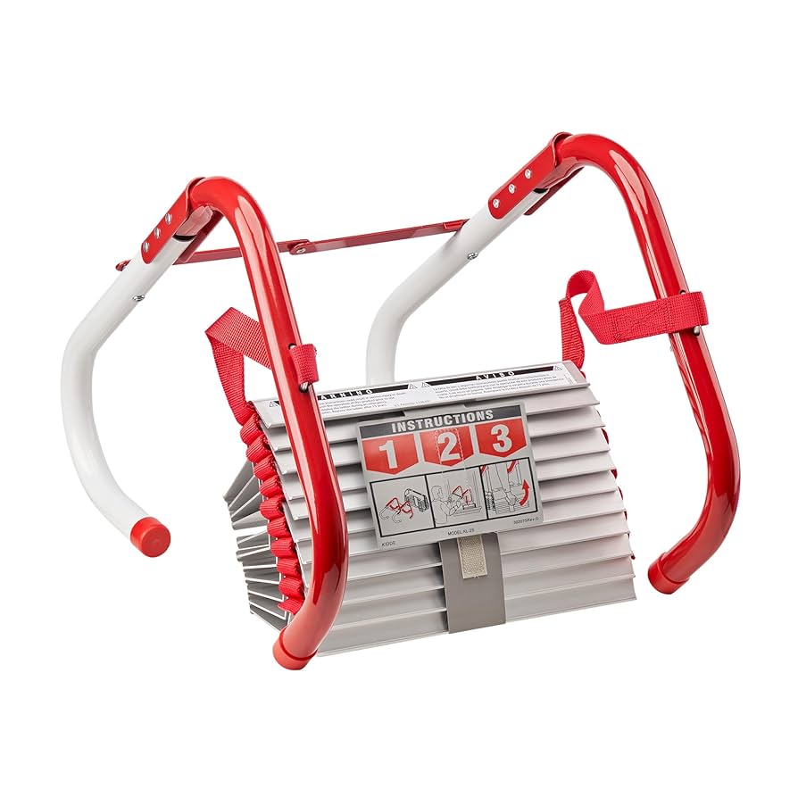 【防災用品】避難用はしご　　2階用　　Kidde Escape Ladder Amazon.co.jp: Kidde 災害避難はしご 2階用(3.9m) コンパクト