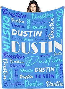 Personalized Blankets for Kids with Names Customized Blankets with Name for Adult Custom Blanket Gift for Birthday Christmas Valentines Day Gift