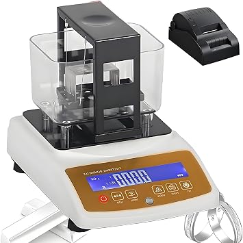 High Precision Gold Testing Analyzer Machine, Precious Metal Densimeter Density, Gold Purity Content Detector, Accurately Determine Gold, Silver, Platinum Content 200K+Printer