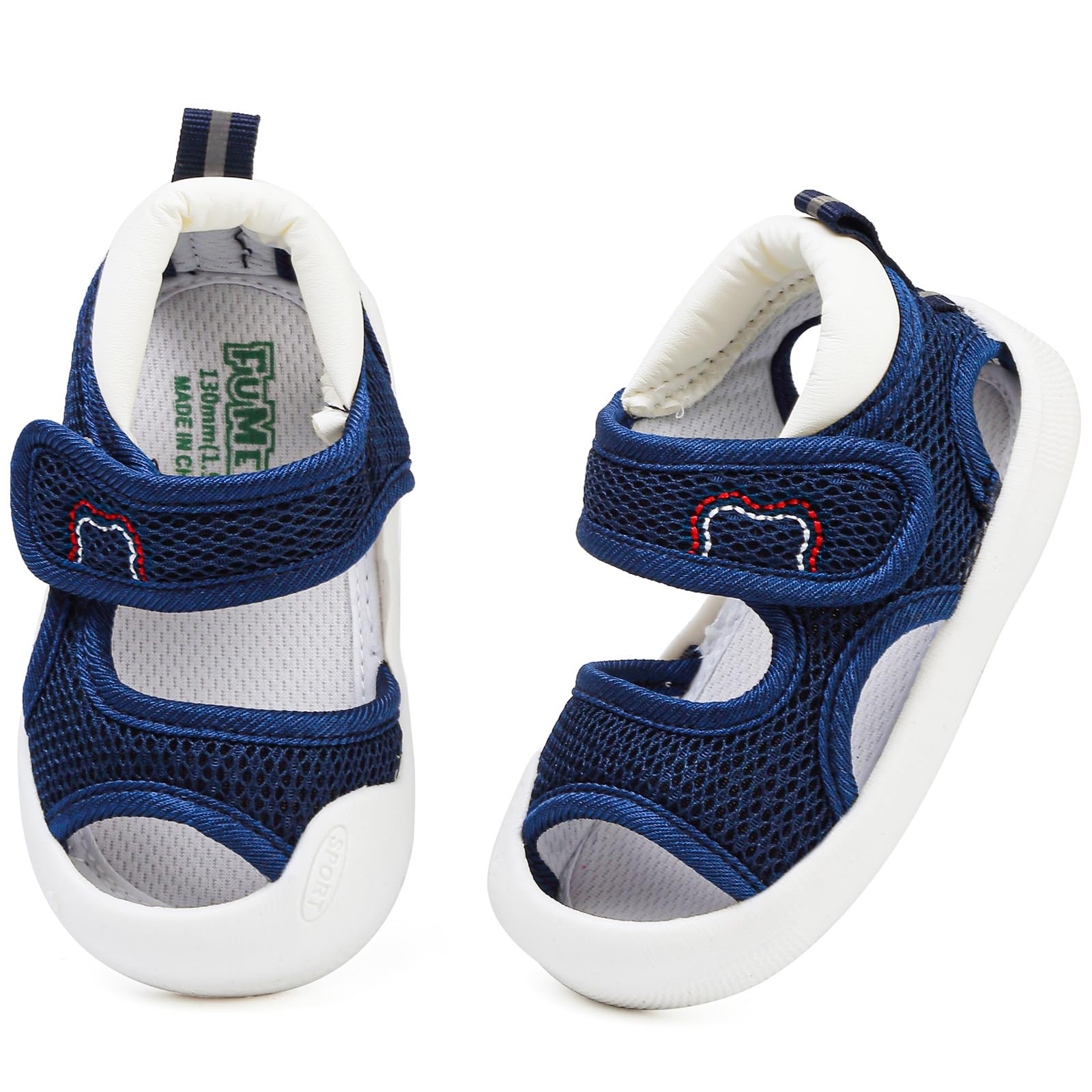 DimaiGlobal Baby Summer Sandals Little Boys Girls Flats Sandals Outdoor Non-Slip Comfortable Breathable Toddler First Walkers Shoes