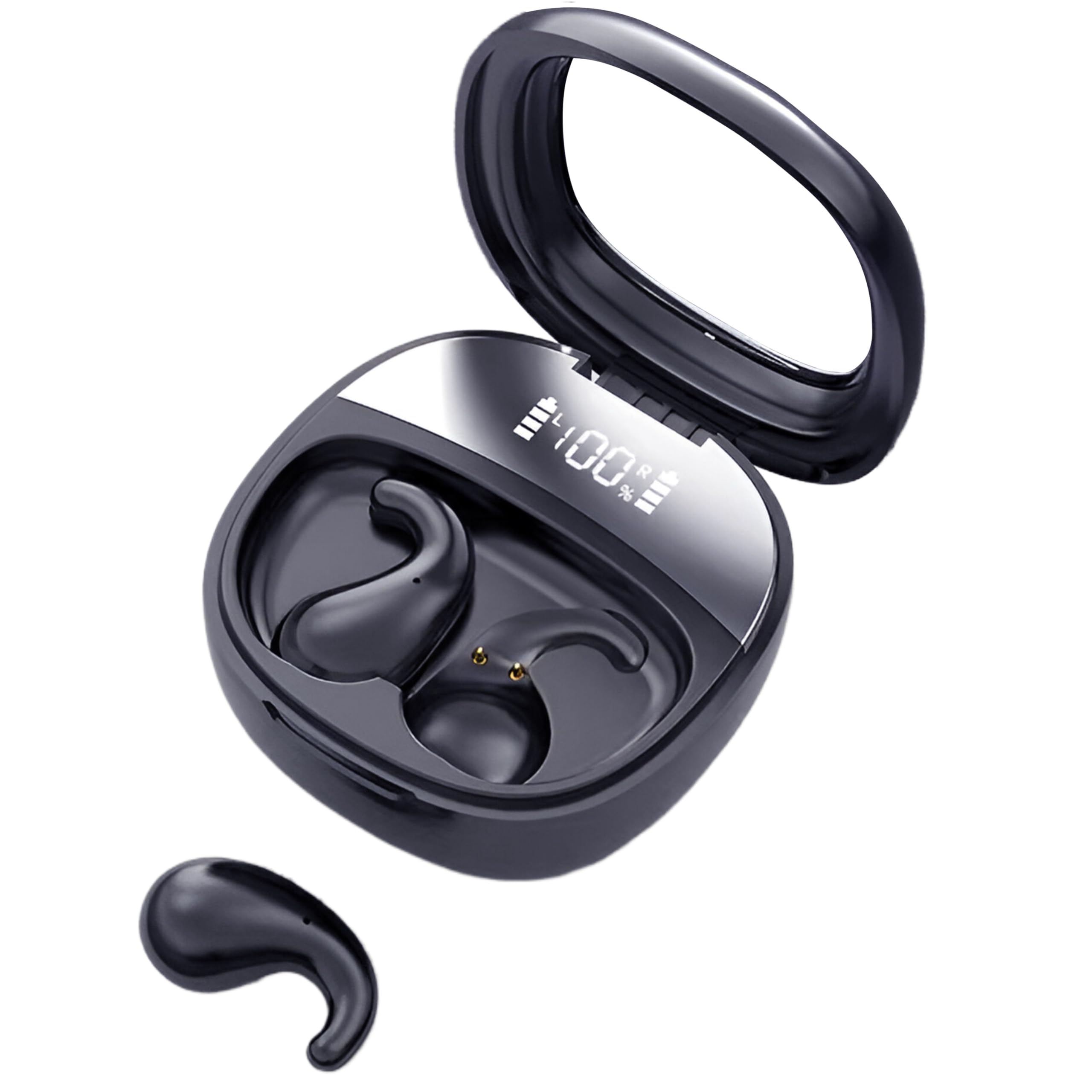 Sleep Earbuds for Side Sleepers - Noise Cancelling Headphones (Black)