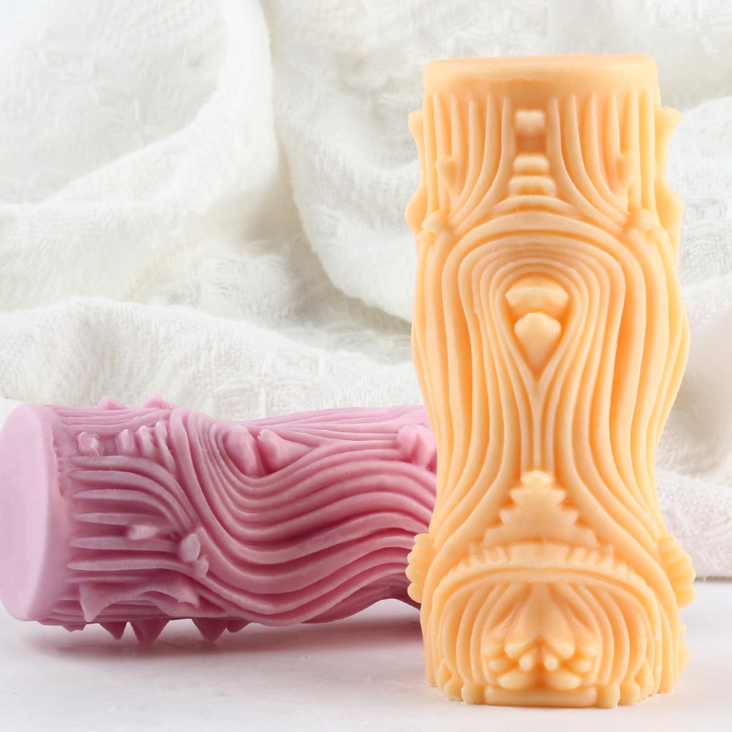 XIAOSHUI Silikonform Für Körperkerzen – 5,6x12,5 Cm, Hitzebeständig Bis 230°C, Für Wachs & Harz