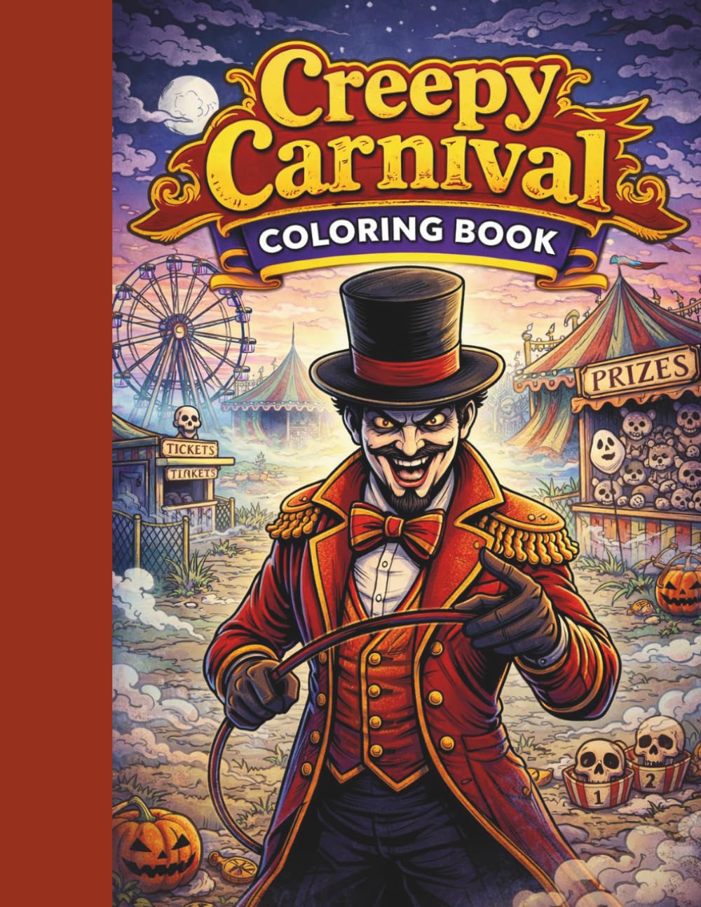 Creepy Carnival: coloring book