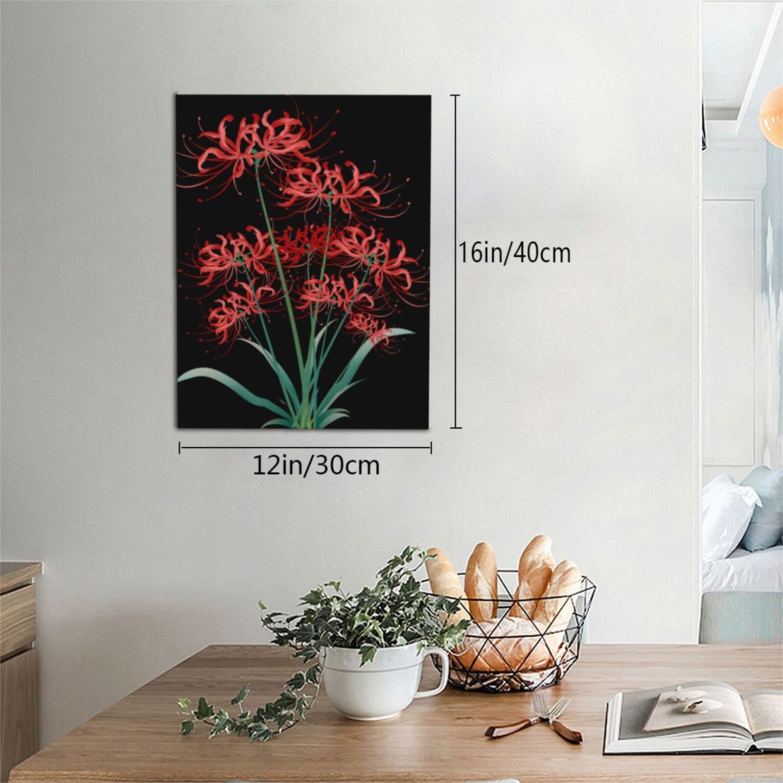 Amazon.co.jp: 彼岸花 アートポスター アートパネル キャンバス