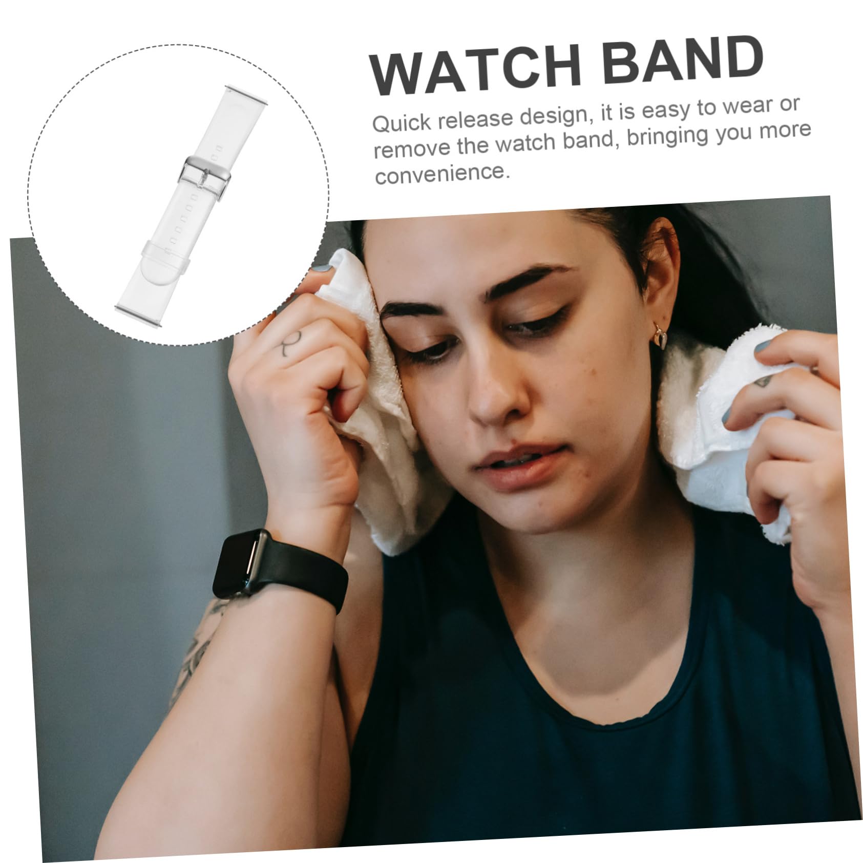 HOMSFOU Correa universal banda de reloj inteligente correa de reloj de moda bandas correa smartwatch correa rejoj reemplazo de correa de reloj banda de reloj universal