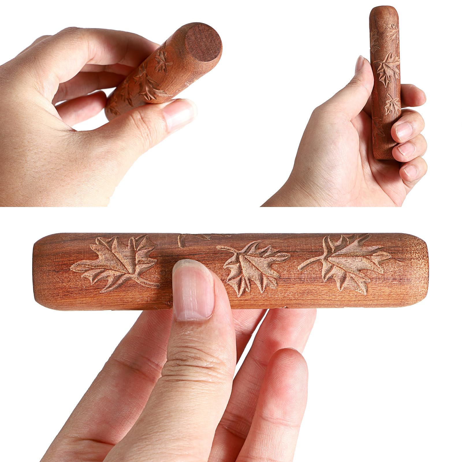 10 Rouleaux Texture Poterie SUMTree - Bois Pour Argile Et Céramique DIY