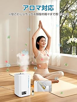 Amazon.co.jp: 【加湿器 スチーム式X超音波式】ハイブリッド式 5.5L大