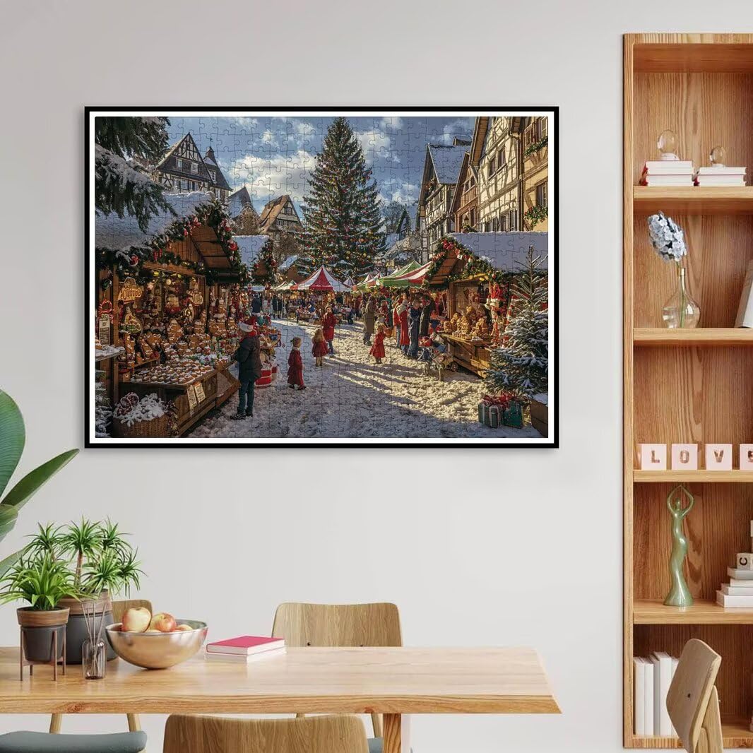 Puzzle 1000 elementów dla dorosłych, niemożliwe świąteczne puzzle dla