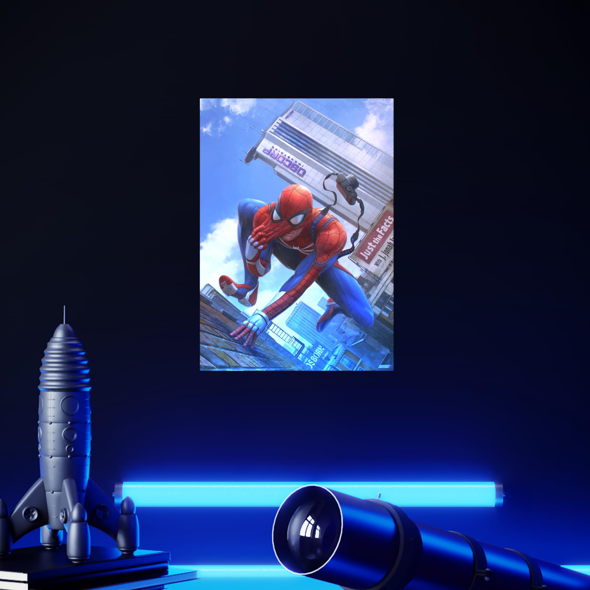 スパイダーマン DISPLATE メタリック ポスター ( #8832 ) スパイダーマン DISPLATE メタリック ポスター ( #8832