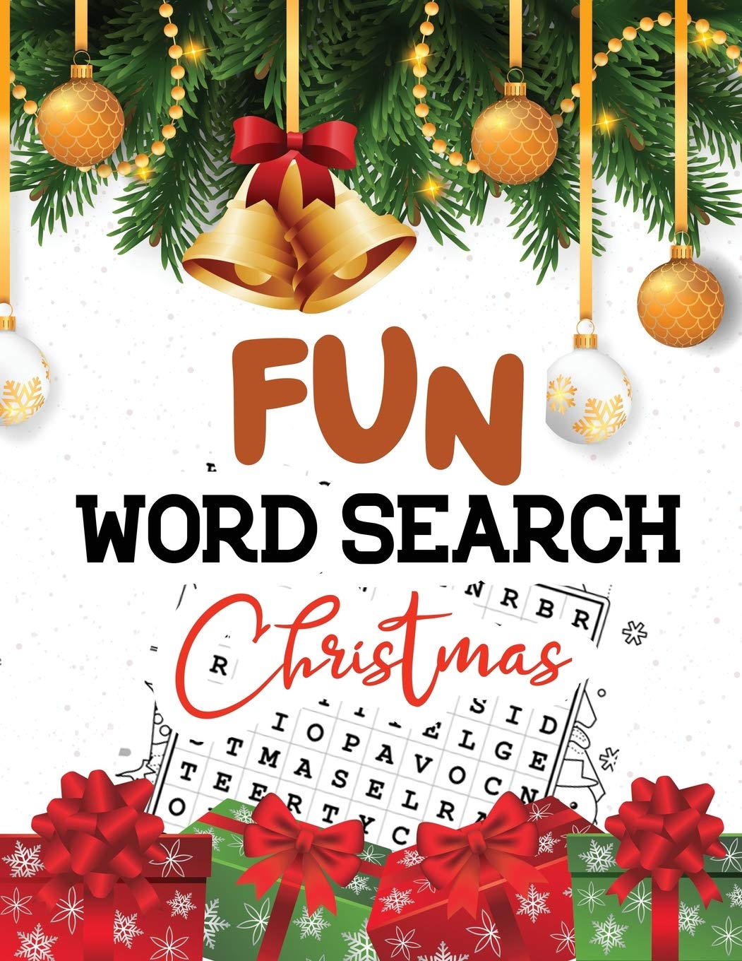 Fun Word Search Christmas: Cleverly Funny Hidden Word Searches for Adults, Teens, Scrooge Puzzle Book, Your Brain Exercise Activity Book