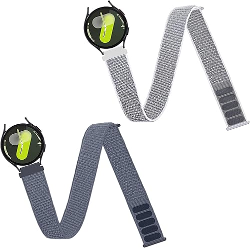 Miniatura 22 de Correa deportiva de 0.787 in para tobillo/brazo compatible con Samsung Galaxy Watch 7/6/5/4/FE de 1.732 in 1.575 in/Watch 5 Pro/Galaxy Watch 6 negro