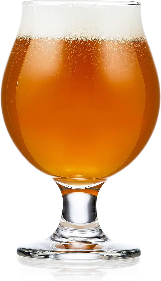 Libbey Entertaining Essentials Belgian Beer Glasses, 13 oz