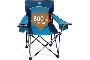 TIMBER RIDGE Heavy Duty Camping Chair: Enduring Support for Outdoor Adventures