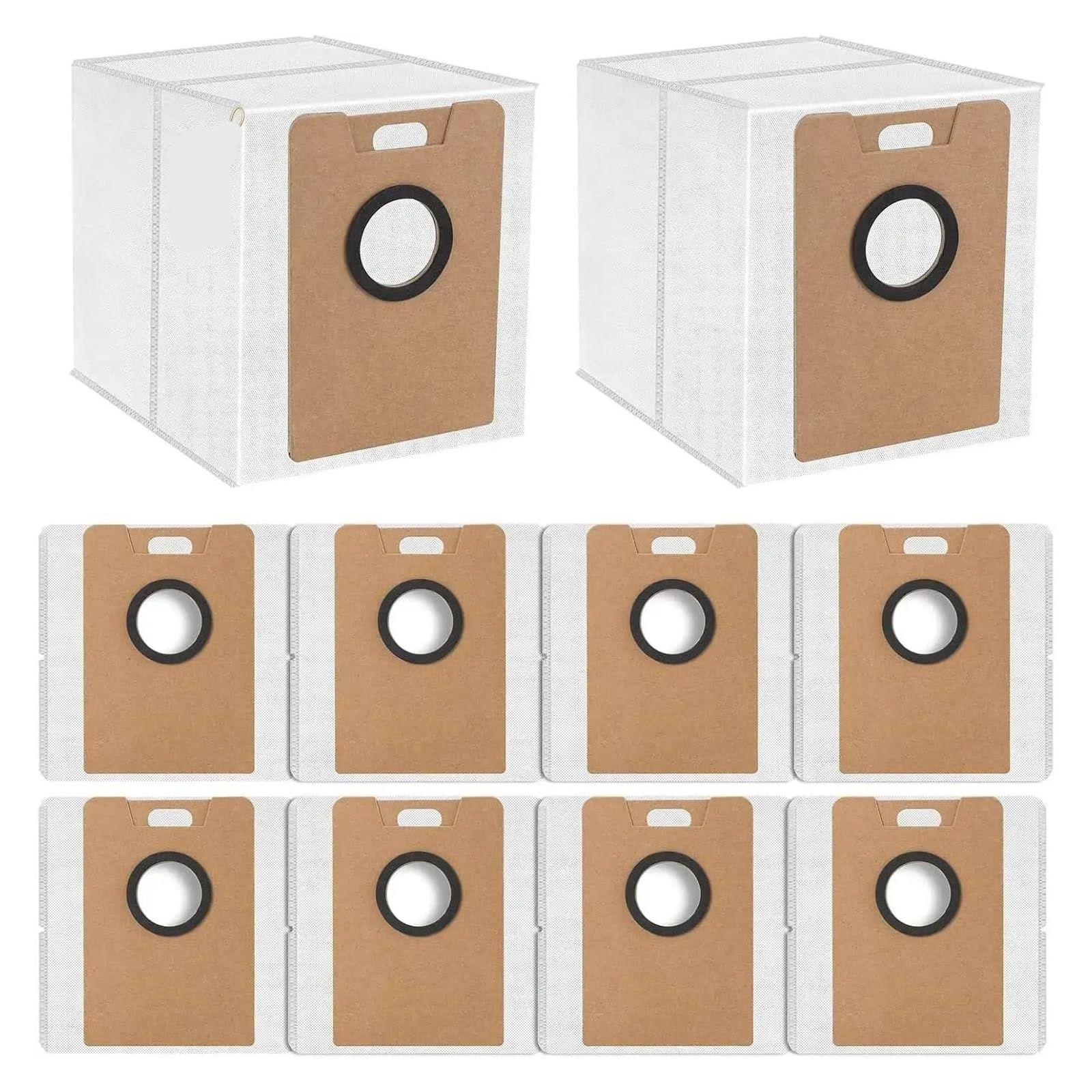 Wymienny Worek Na Kurz Do Robota Odkurzającego, Kompatybilny Z Tapo RV30 Max Plus, RV20 Max Plus, RVA202, Części Zamienne Do Robota Odkurzającego(10pcs)