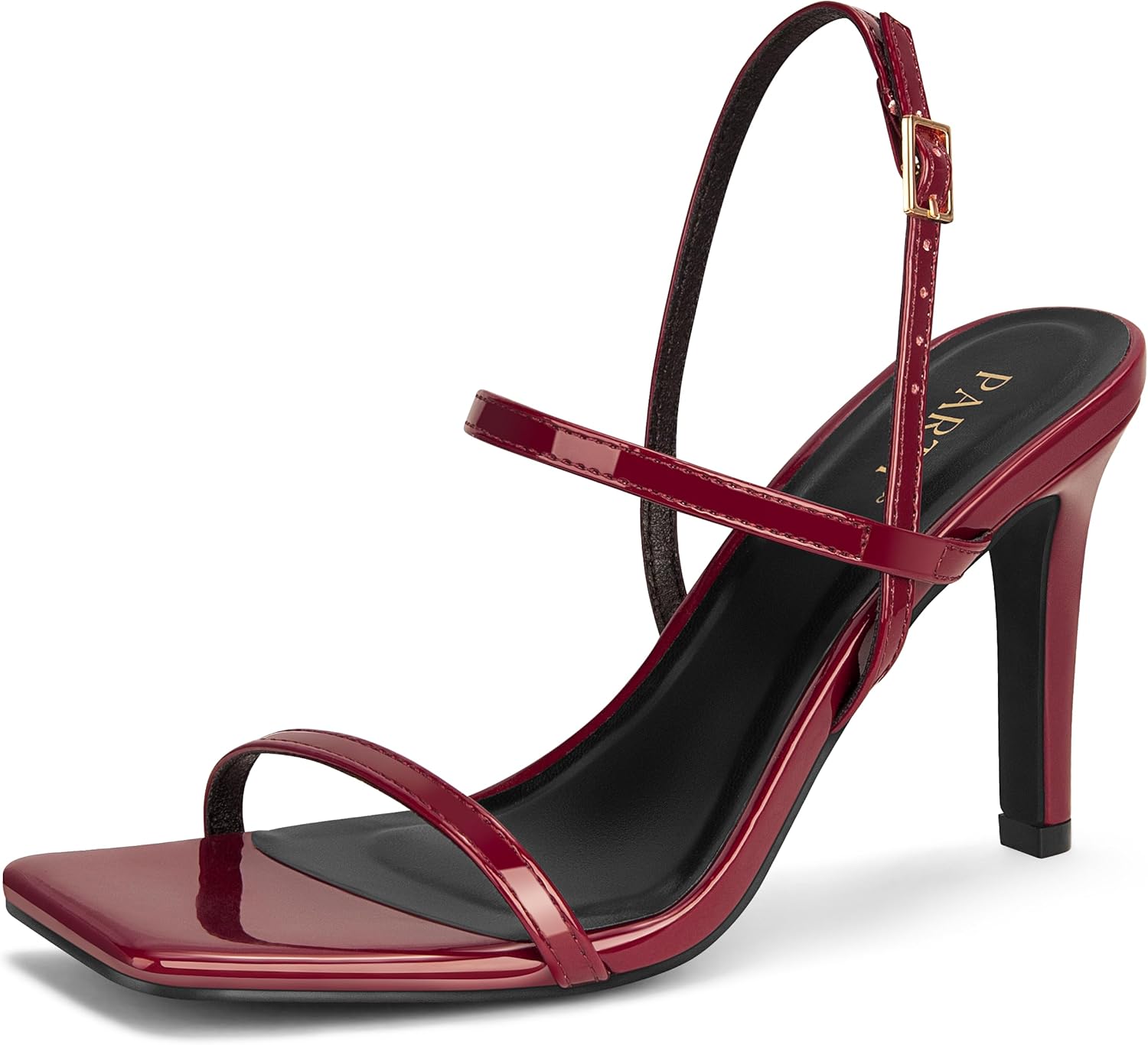 Women's Strappy High Heeled Sandals Open Toe Ankle Strap heels Comfy Weddings Shoes