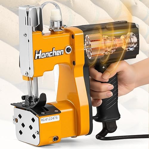 Hanchen Máquina de coser de bolsas Máquina de sellado de bolsas de alta velocidad Máquina de cierre de bolsas Máquina de costura de bolsas Máquina