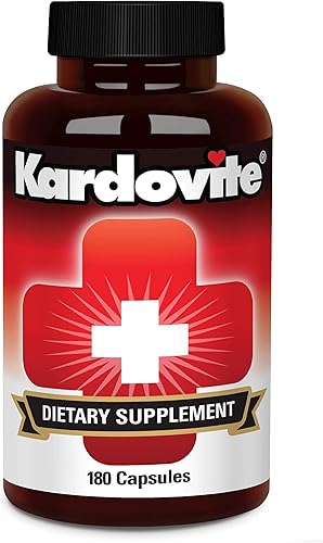 Kardovite 180 cápsulas Apoya la circulación y la función cardiovascular saludable Suplemento para mantener la presión arterial ya normal arterias Kardovite 180 cápsulas Apoya la circulación y la función cardiovascular saludable Suplemento para mantener la presión arterial ya normal arterias
